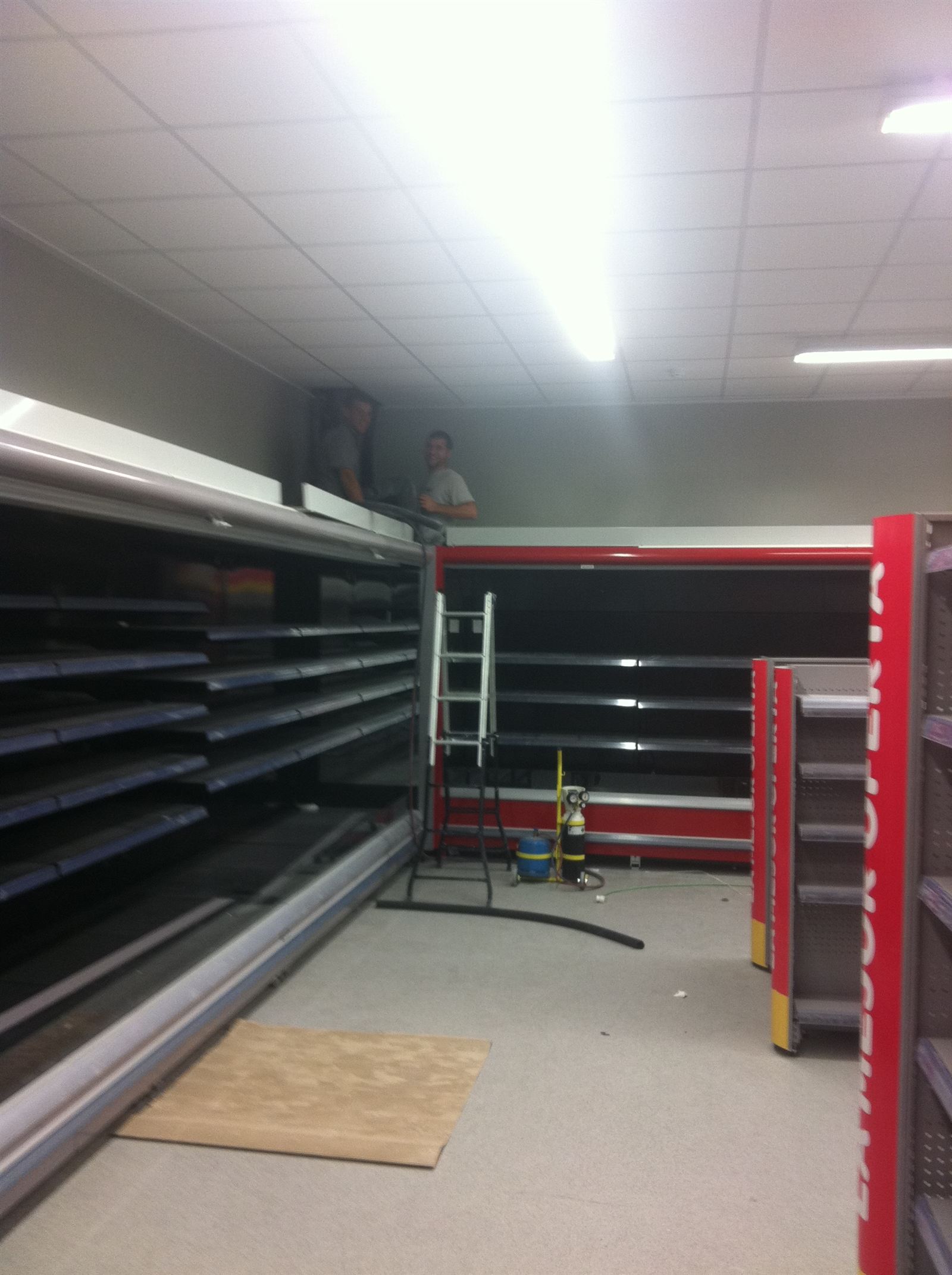 Instalación de cámara frigorífica