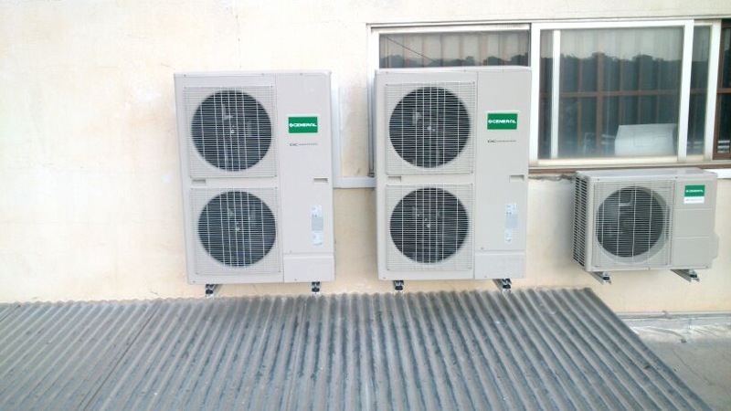 Unidades exteriores de aire acondicionado instaladas por Frimec